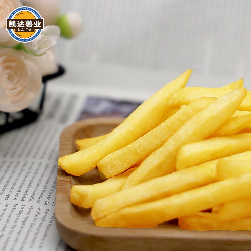 凯达薯业3/8裹粉粗薯劲脆冷冻薯条半成品2kg2首单，凑商品下7折卷后9+