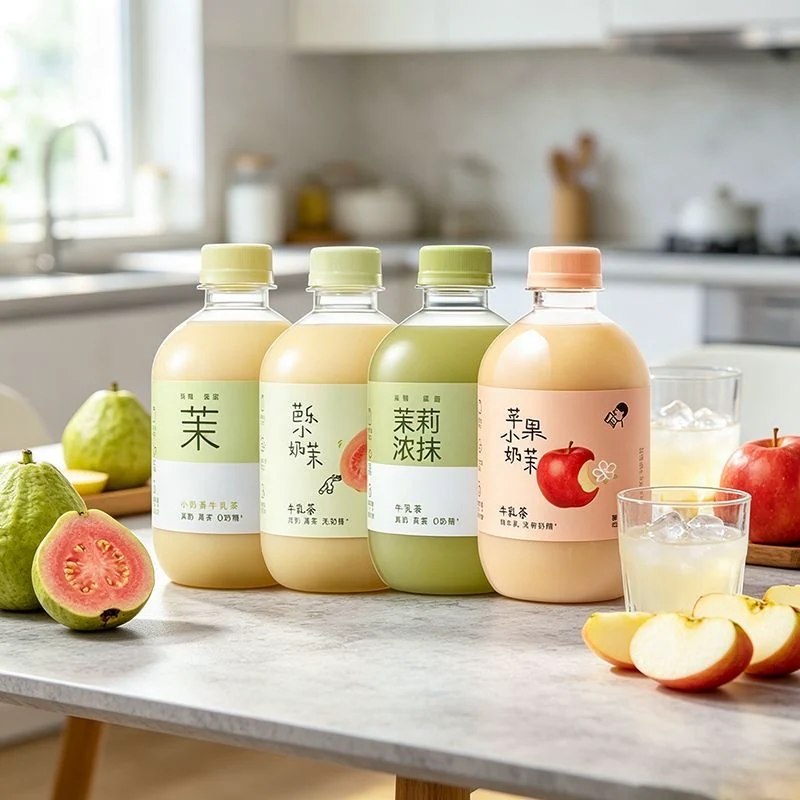 折算才5r一瓶！牛乳茶神🚘强推茉莉浓抹口味的和三倍厚抹喝起来没啥区别！抹茶味超浓郁加点冰块喝超清甜的 30🉐6瓶 多口味可选！如图叠桃币加购